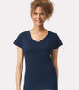 Gildan 4.5oz Ladies V-Neck T (64V00L)