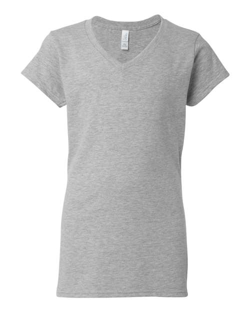 Gildan 4.5oz Ladies V-Neck T (64V00L)