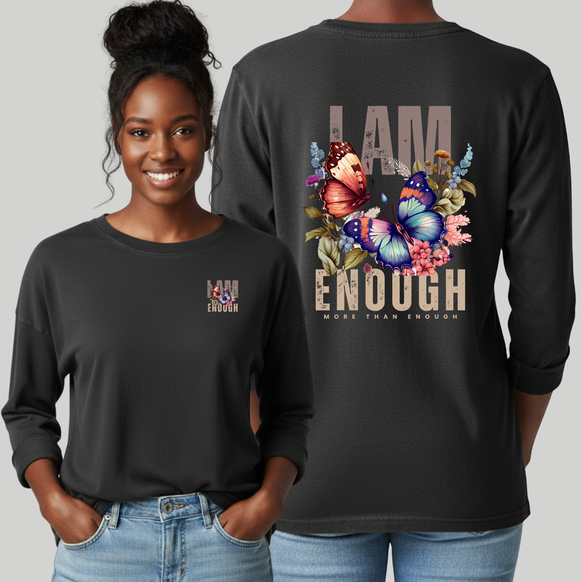 I AM Enough - Long Sleeve Tee