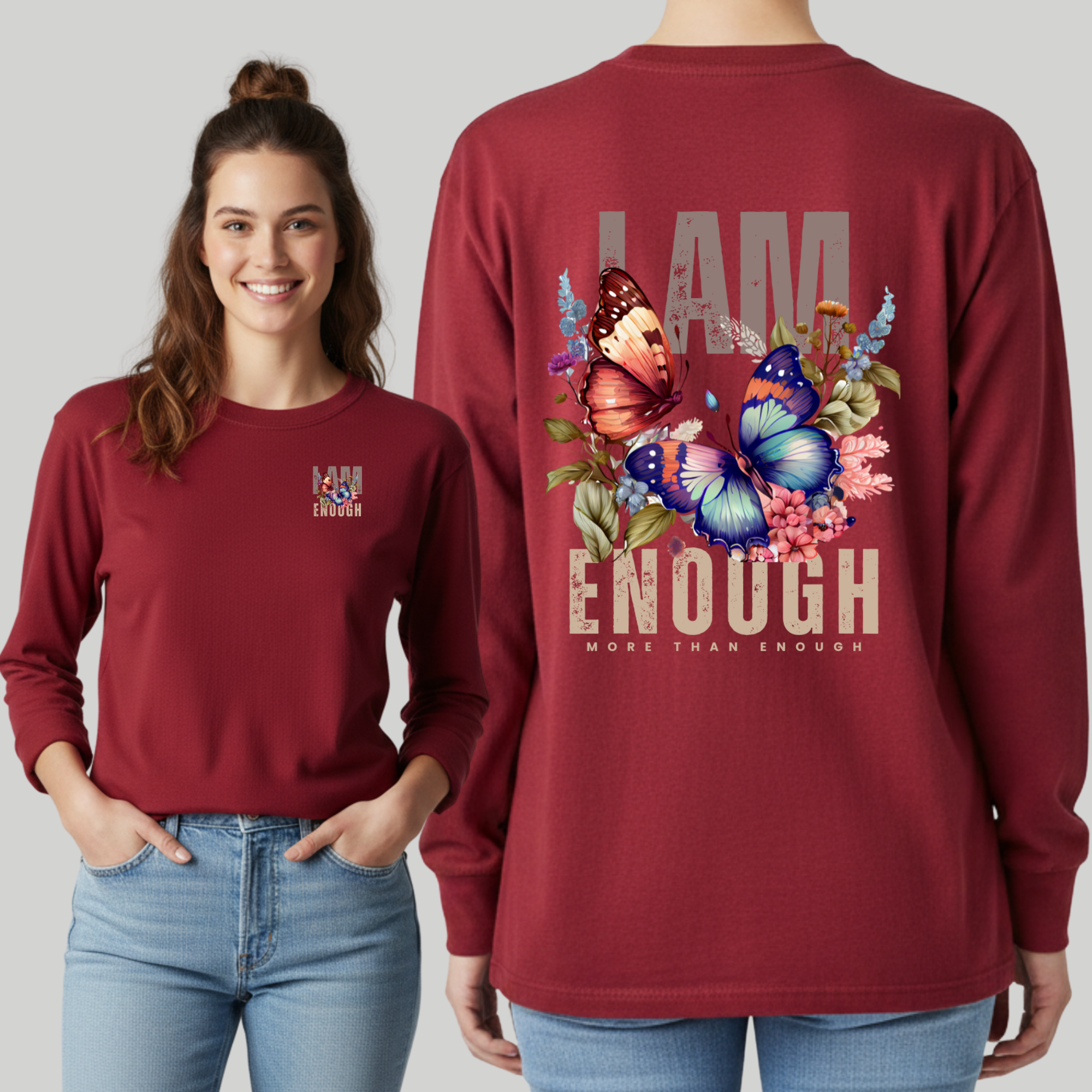 I AM Enough - Long Sleeve Tee