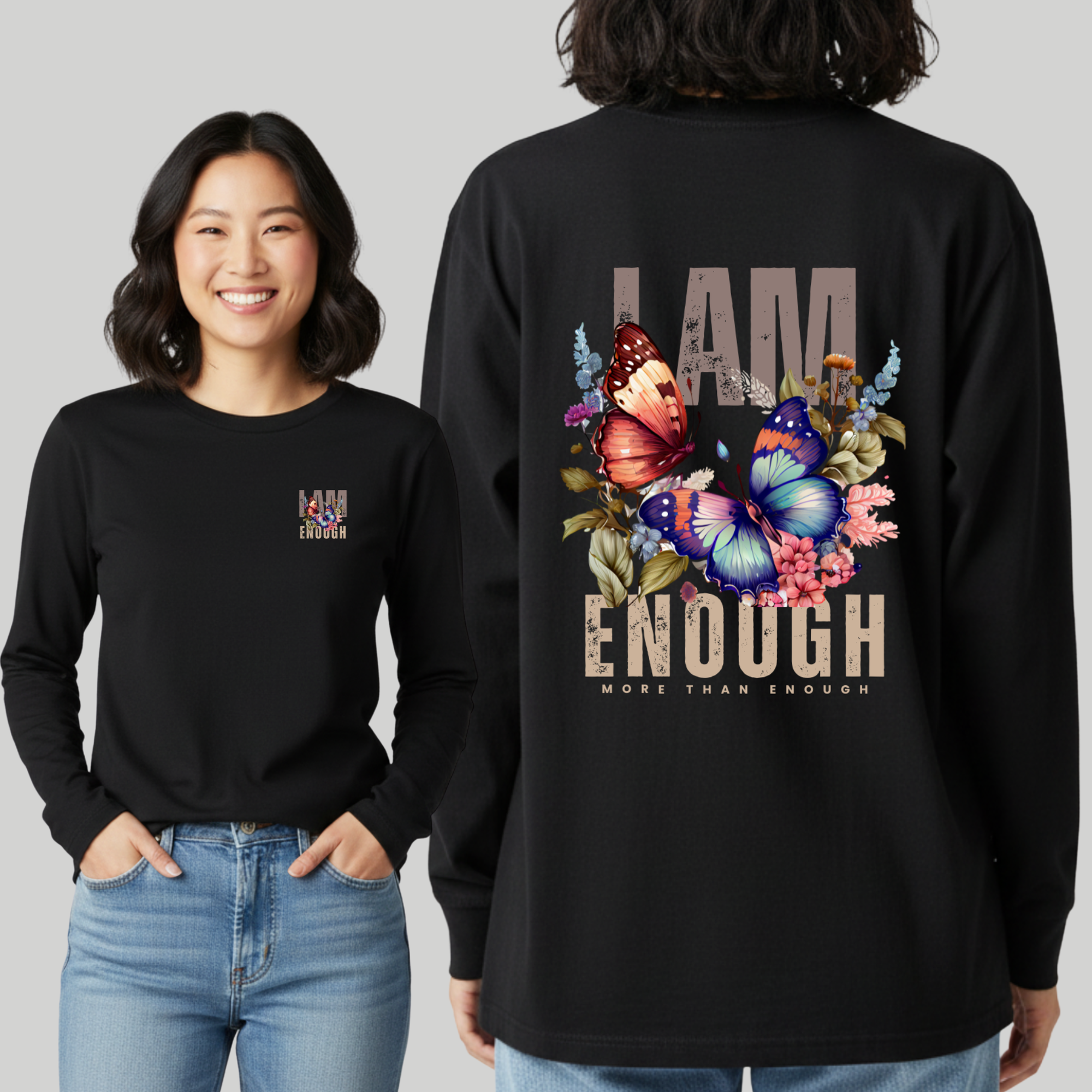I AM Enough - Long Sleeve Tee