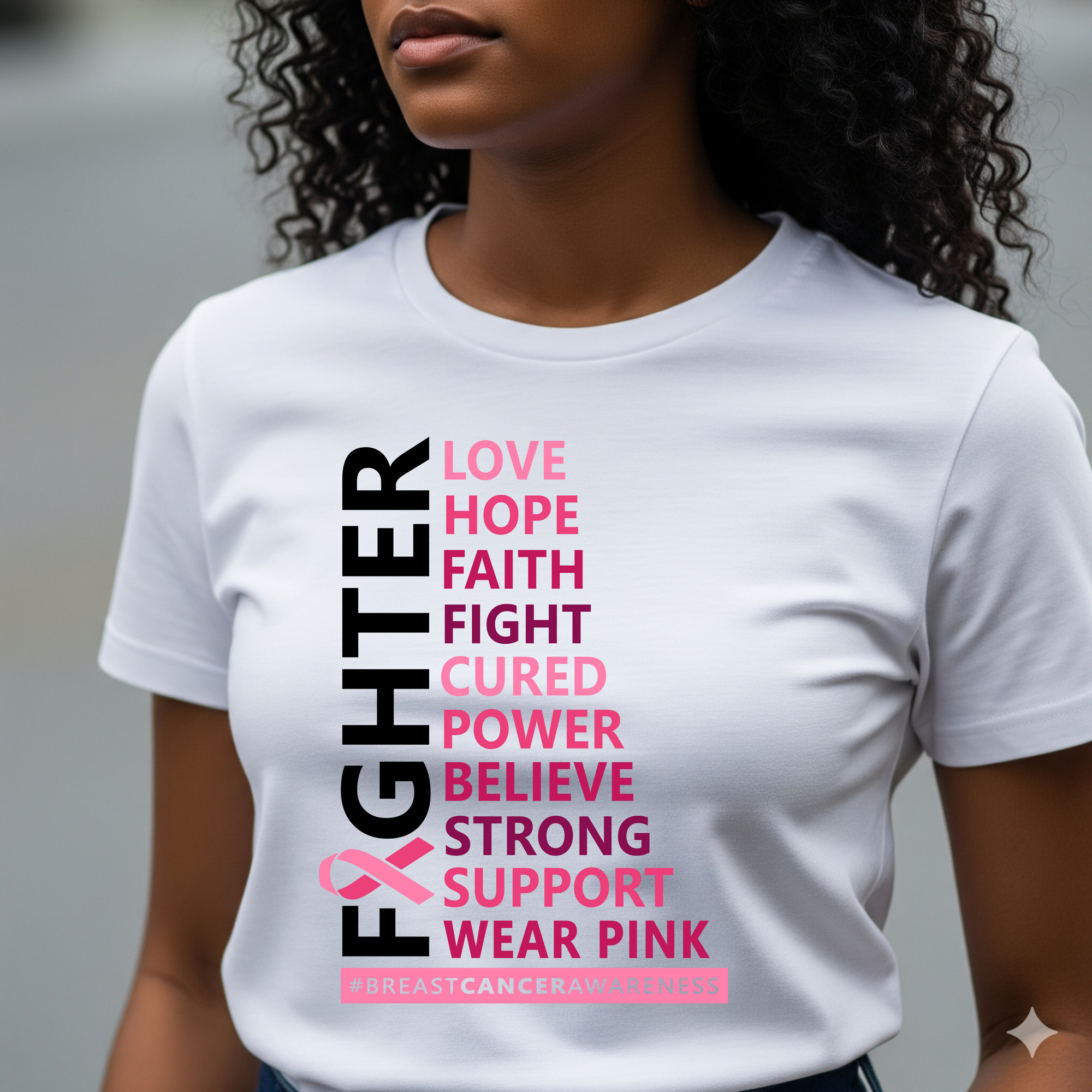 LOVE | HOPE | FIGTHER Tee