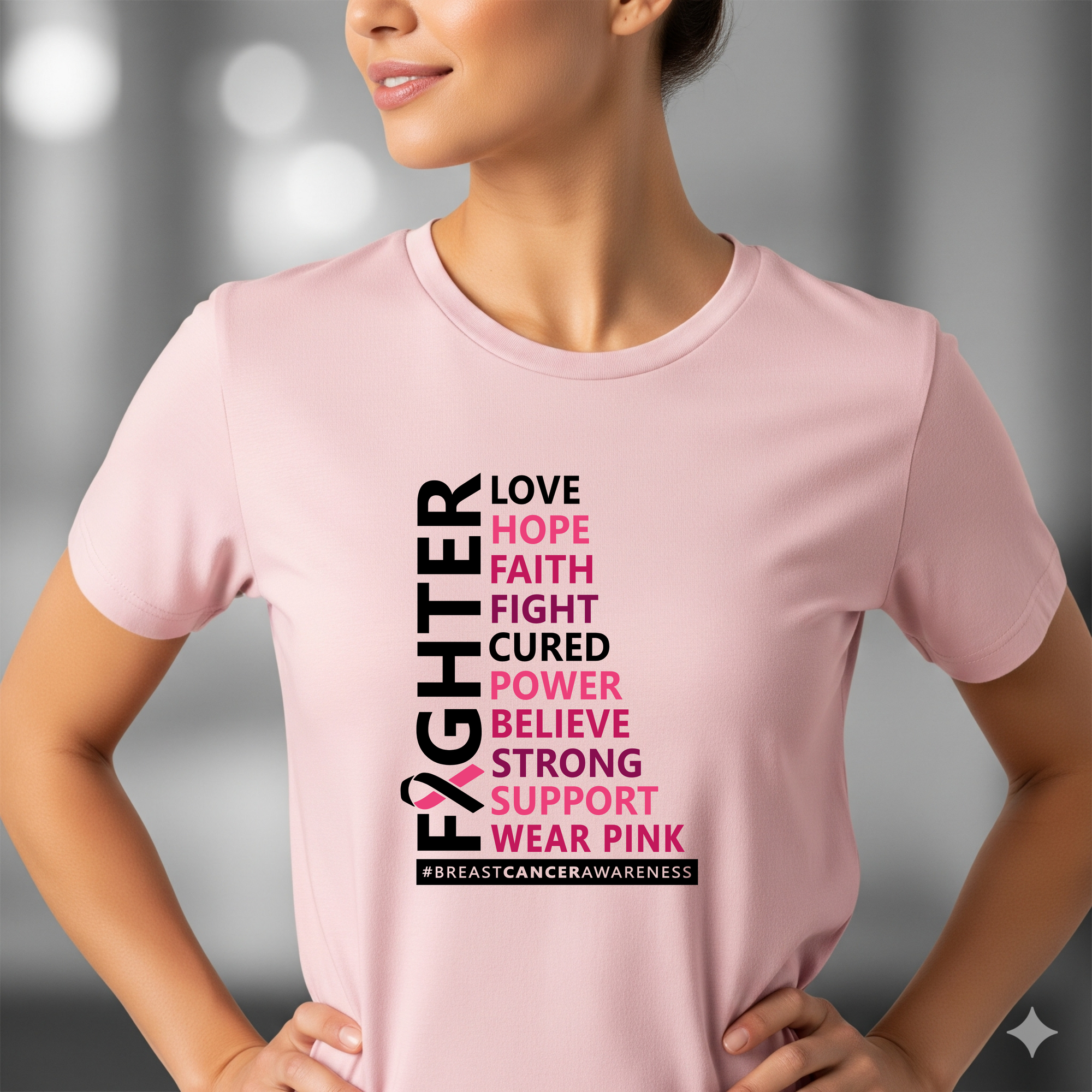 LOVE | HOPE | FIGTHER Tee