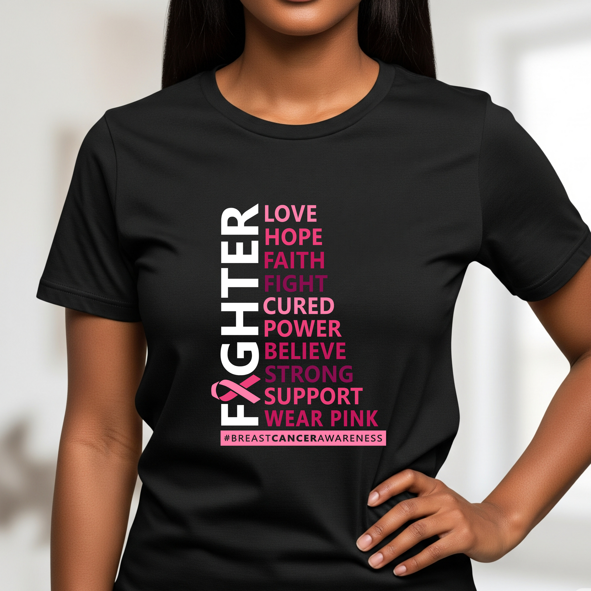 LOVE | HOPE | FIGTHER Tee