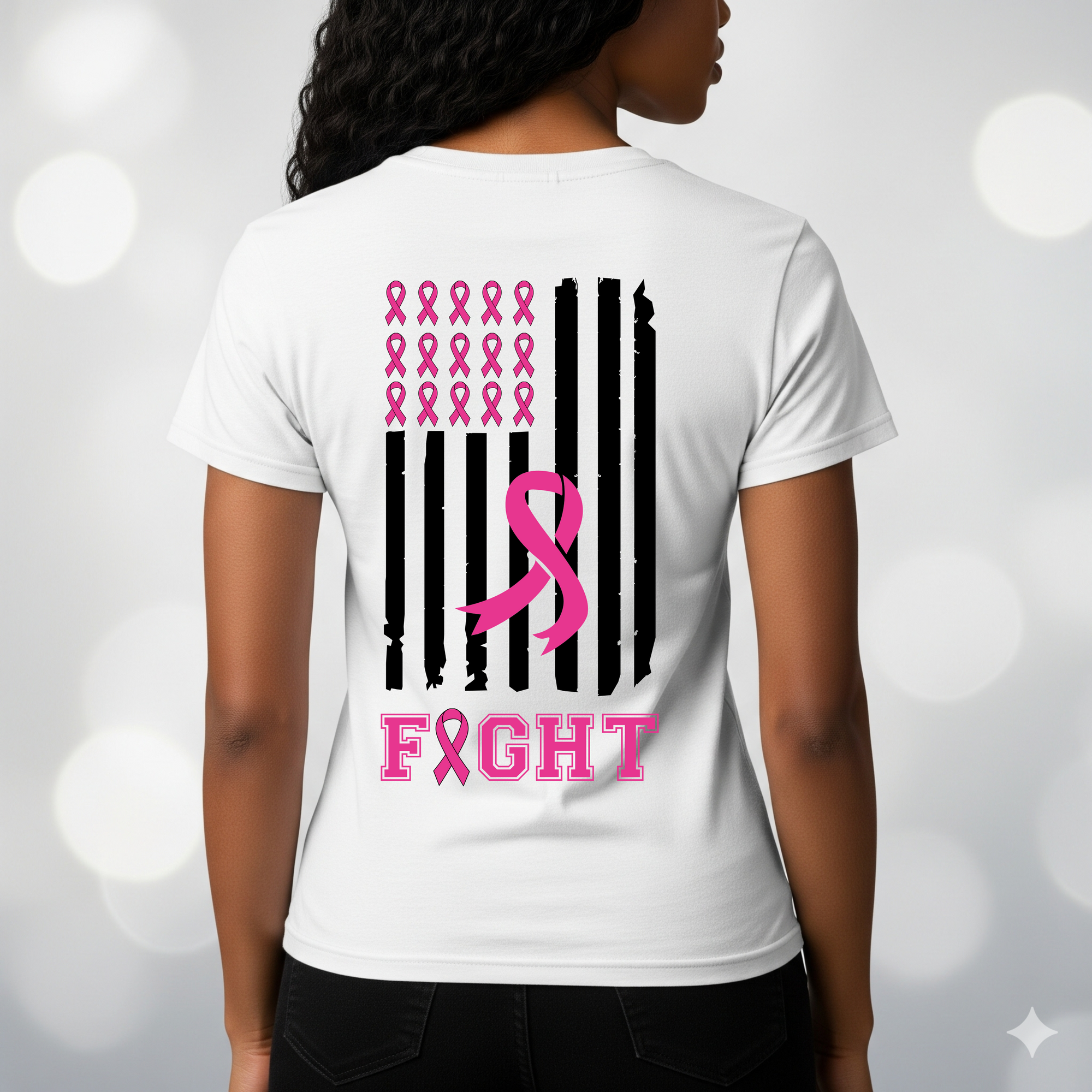 Fight Flag Breast Cancer Awareness