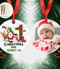 First Christmas Santa Ornament II