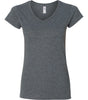 Gildan 4.5oz Ladies V-Neck T (64V00L)