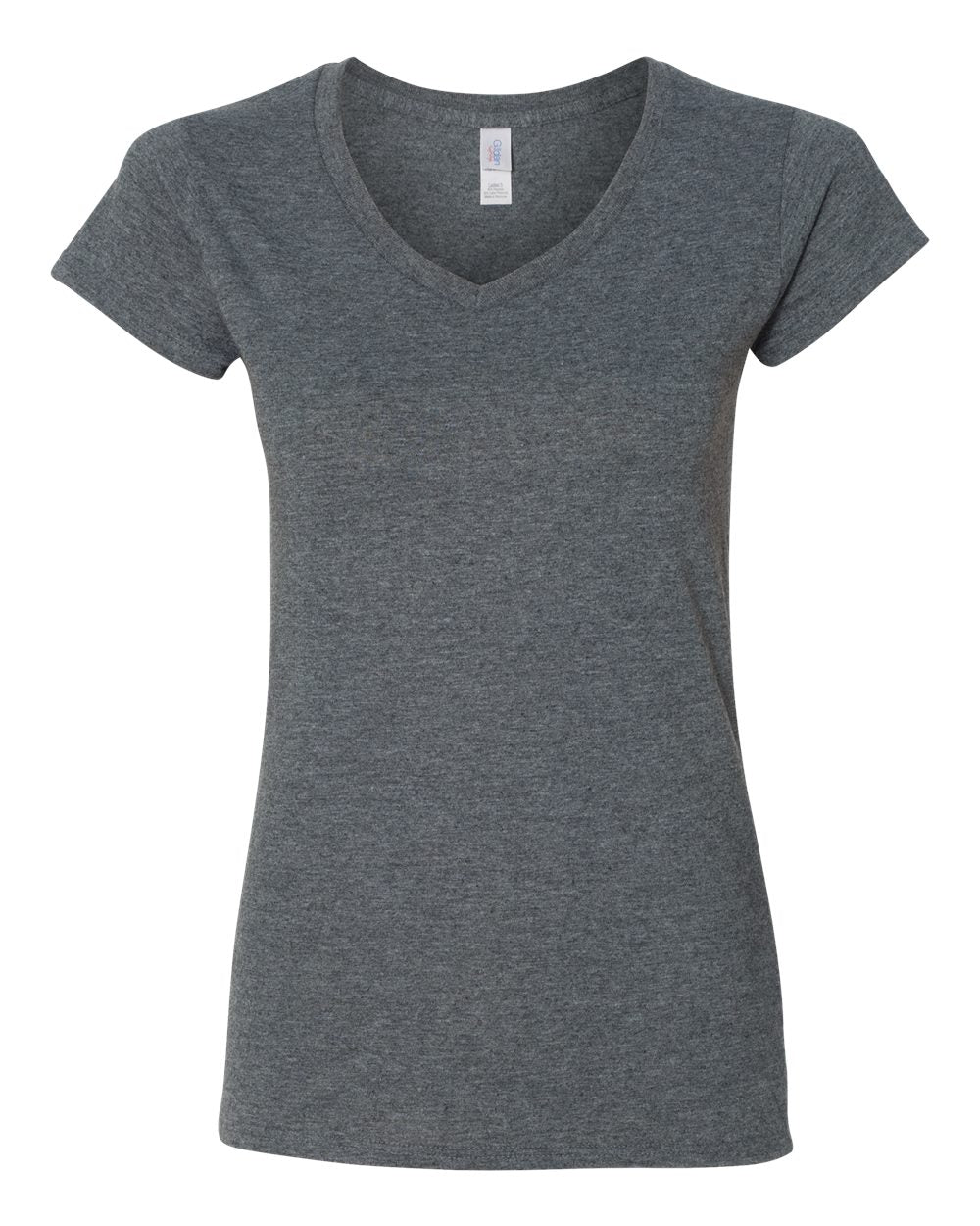Gildan 4.5oz Ladies V-Neck T (64V00L)