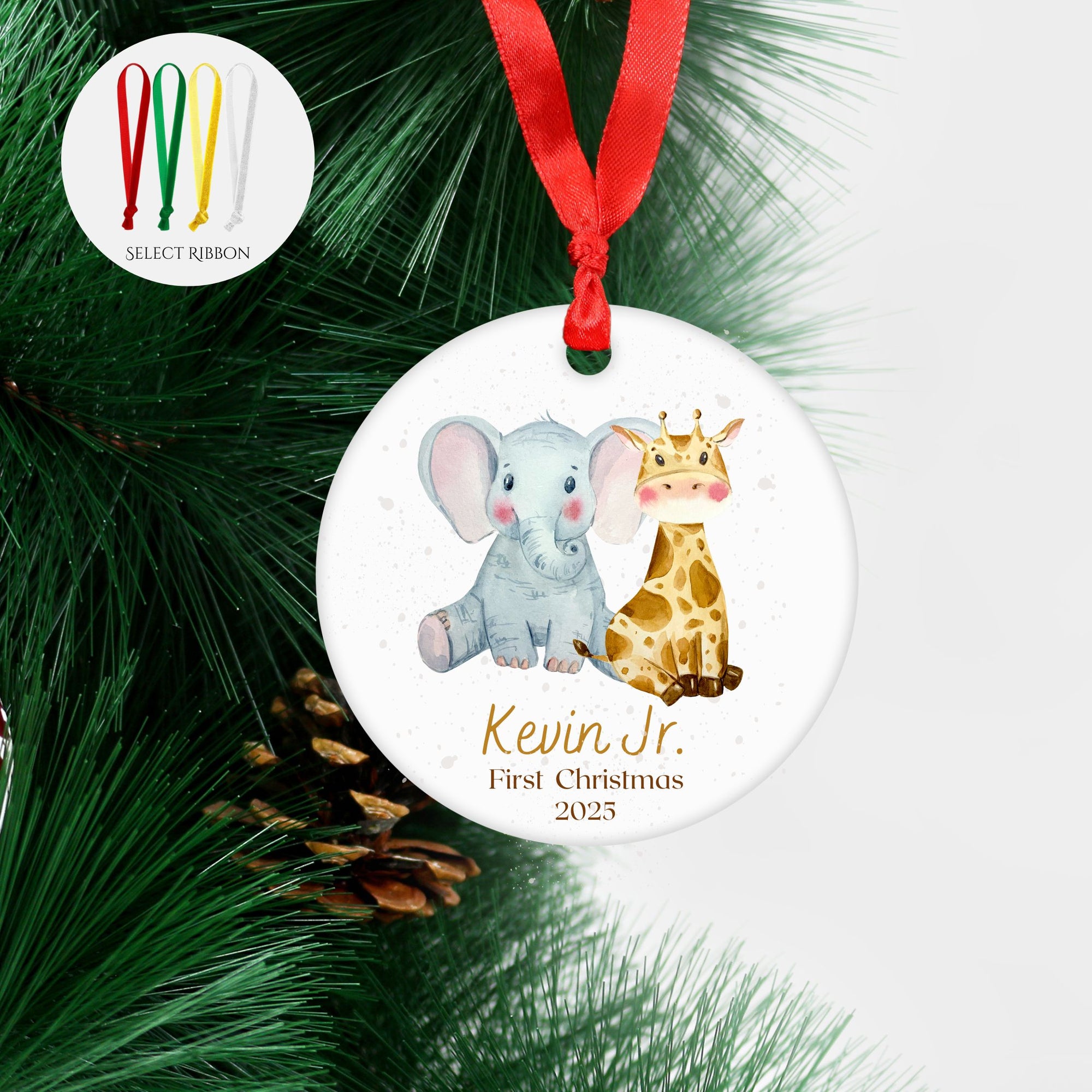 Water Color First Christmas