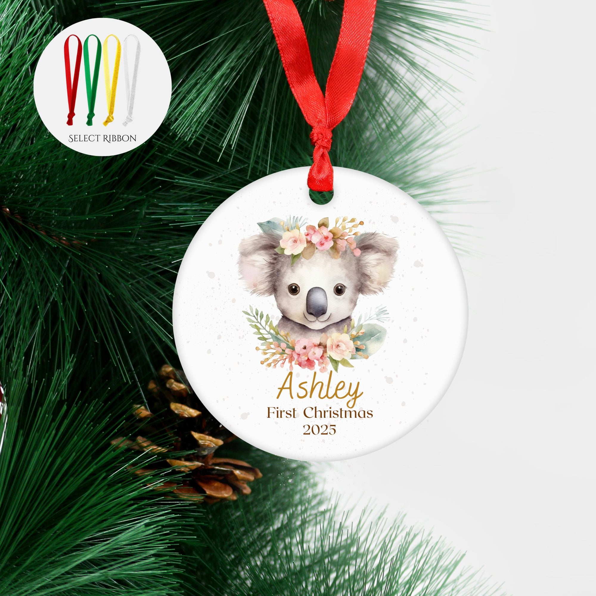 Water Color First Christmas