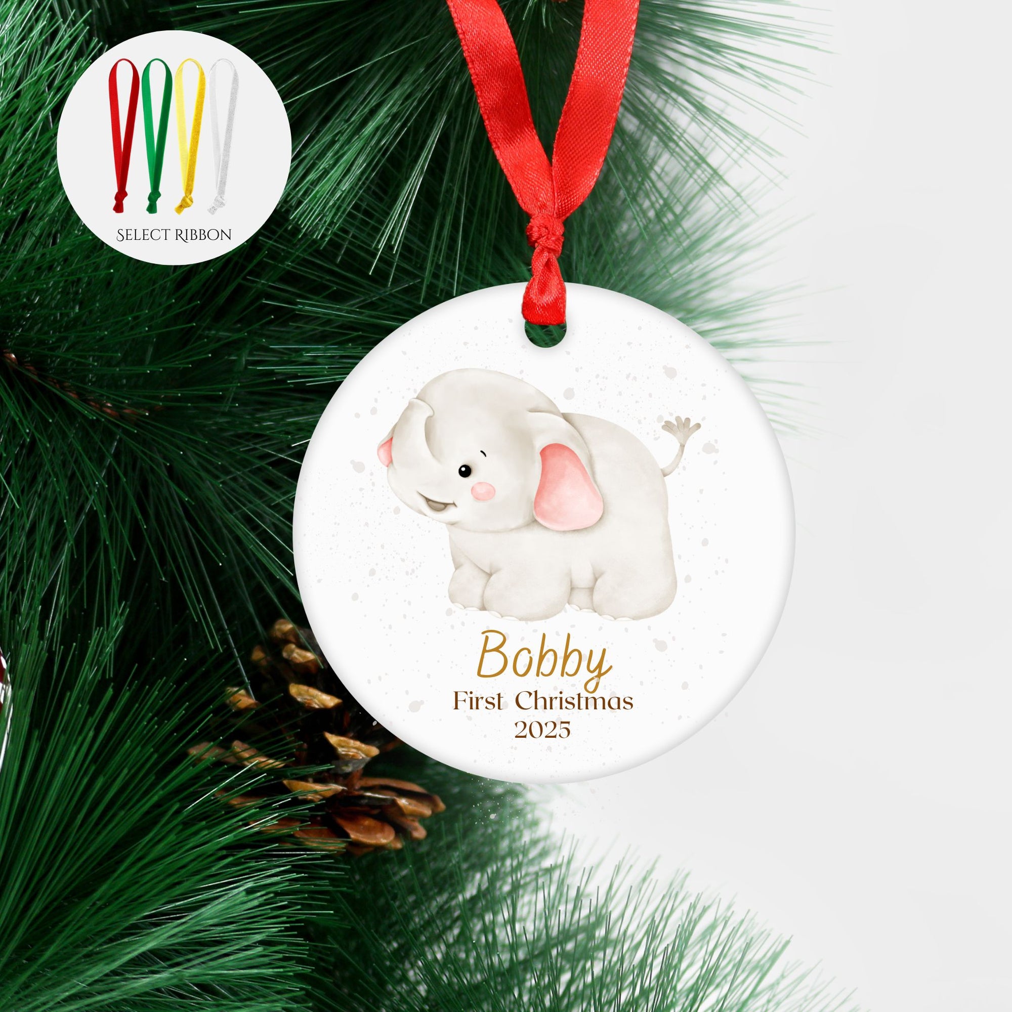 Water Color First Christmas