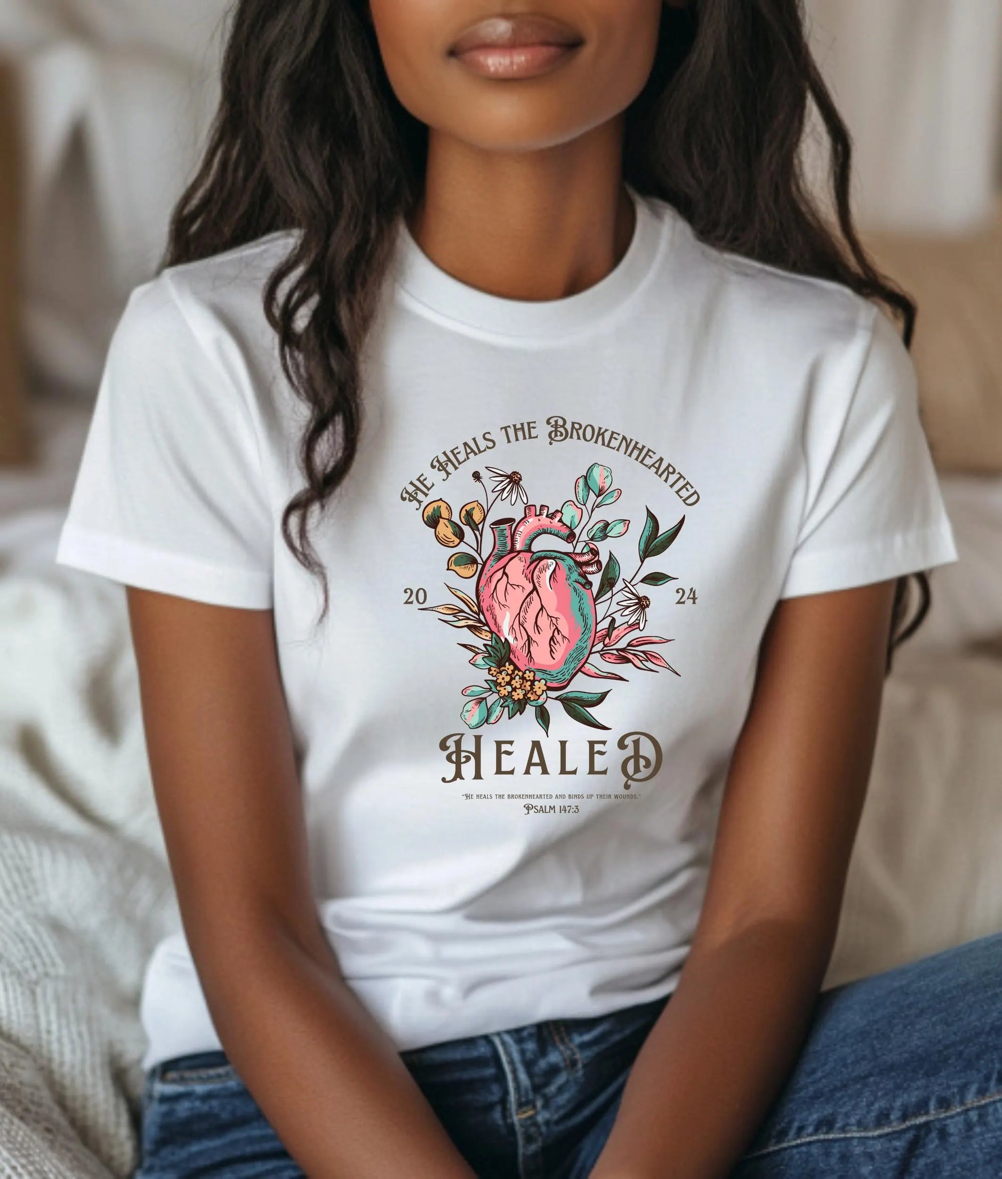 He Heals the Broken Hearted TShirt