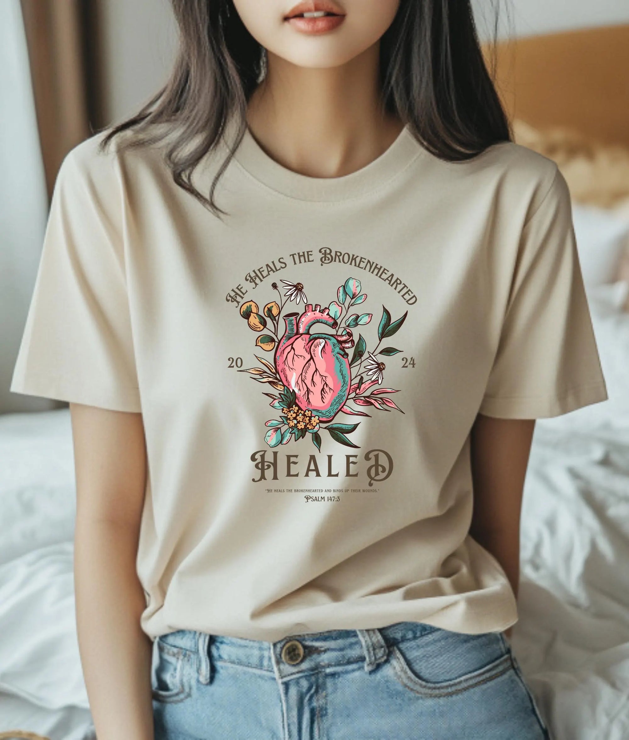 He Heals the Broken Hearted TShirt