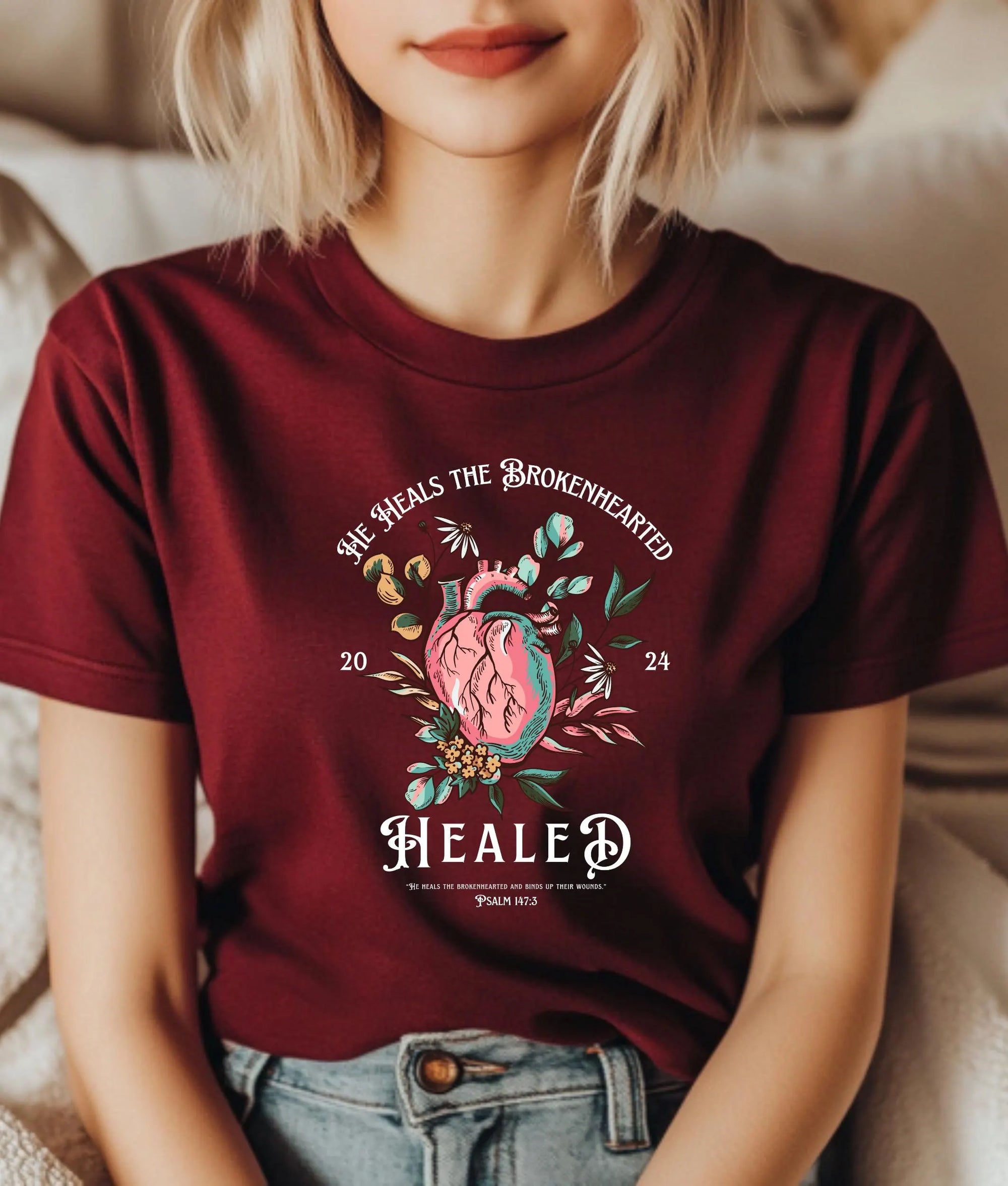He Heals the Broken Hearted TShirt