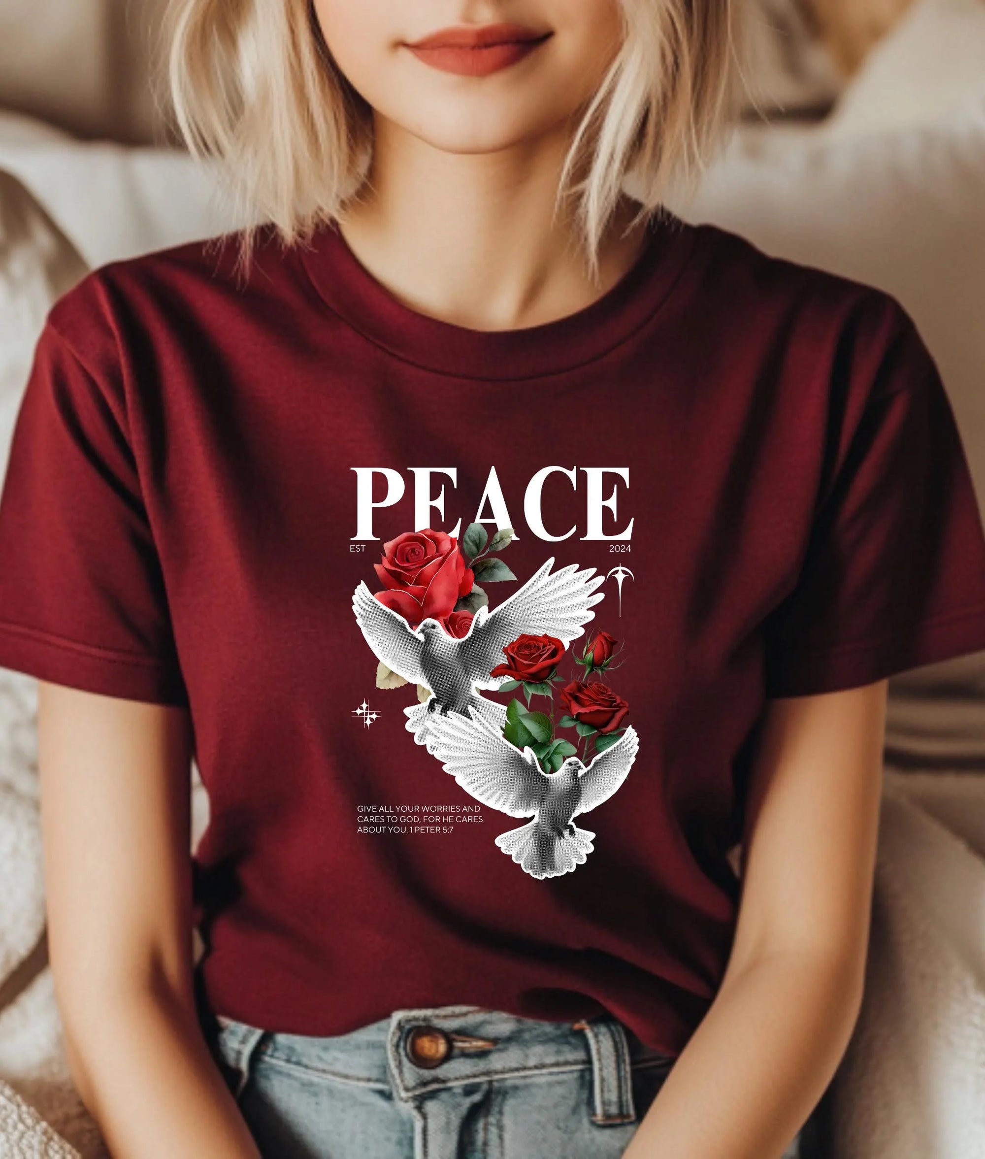 Peace Dove Christian Tshirt